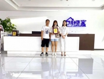熱烈祝賀高總夫婦簽約創(chuàng)綠家河北省張家口市區(qū)級(jí)代理！