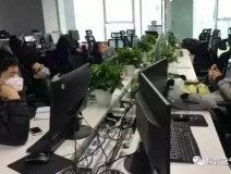 成都一公司邊裝修邊辦公，裝修味道嗆人 員工戴防毒面具辦公