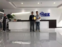 熱烈祝賀王總簽約創(chuàng)綠家南京市區(qū)級代理！