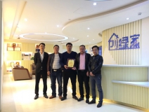 熱烈祝賀周總簽約創(chuàng)綠家鷹潭市區(qū)級代理！
